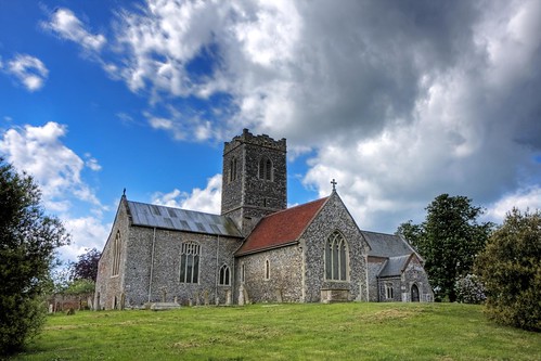HDR St Mary's church Aldeby Norfolk