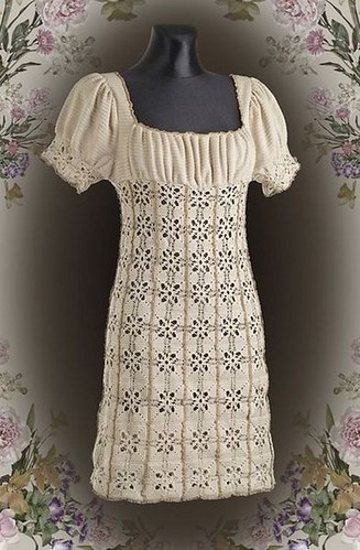 This Victorian inspired wedding dress was designed by Illiana crochetlace on