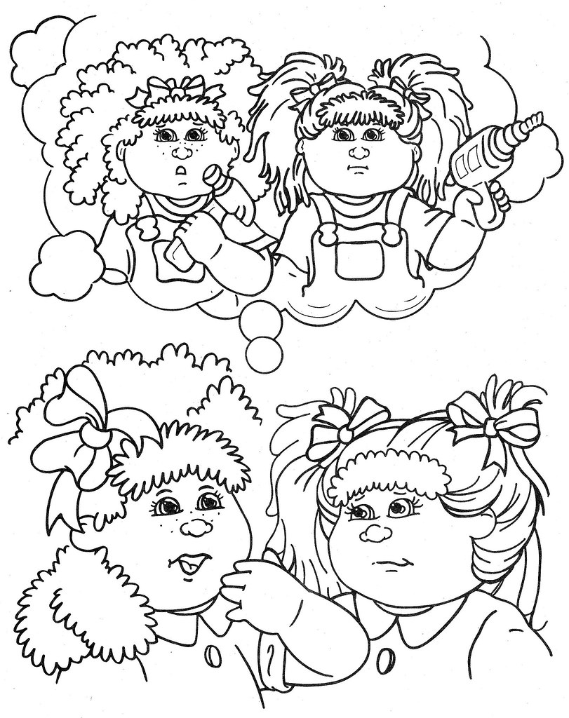 cabbage patch coloring pages - photo #14