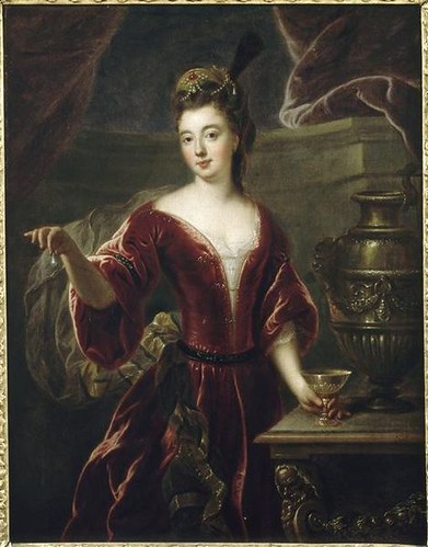 Troy, Francois de (1645-1730) - 1710c. Louise-Francoise de Bourbon as Cleopatra