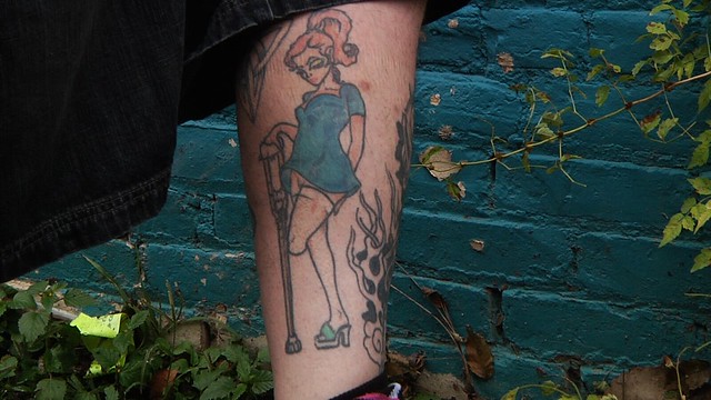 Peg Leg Lady Tattoo A still from this video