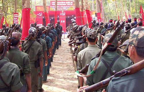 Fighters from the Communist Party of India (Maoists). The guerrilla units have killed over 70 police in early April 2010. by Pan-African News Wire File Photos