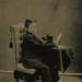 Tintype, Boy with Stereoscope