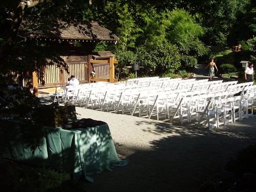 Home Garden Wedding Ideas Hakone Gardens wedding Chairs set for a Mon 