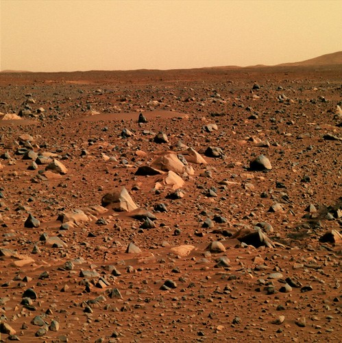 Mars Rover Spirit Sol 55 Image HiPass(L4)L456(RGB)