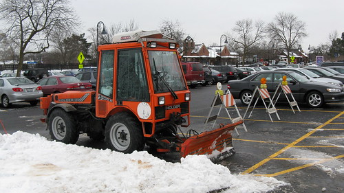A small Holder snowplow tractor. Glenview Illinois. January 2010. by Eddie from Chicago