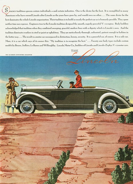 1937 Lincoln LeBaron Convertible Roadster