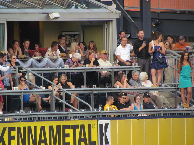 Someone actually had their wedding reception at this game at PNC Park
