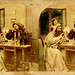 All Trumps!!, Monks Drinking & Playing Cards 1850's  =stereo