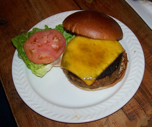 veggie cheeseburger