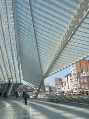Belgium, Liege Railwaystation by Santiago Calatrava