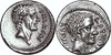 54BC 434/1 Sulla SVLLA COS Pompeius Rufus RVFVS COS Denarius. Great Sulla portrait