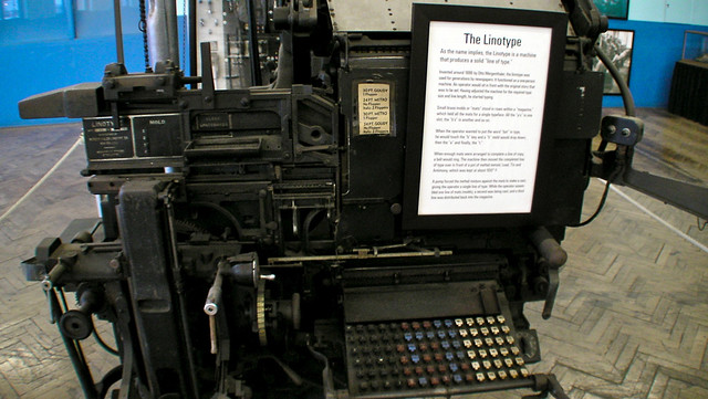 The Linotype. CC BY-NC inju /via flickr