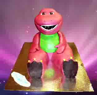 Barney Birthday Cake on Barney Cake 3d   Flickr   Photo Sharing
