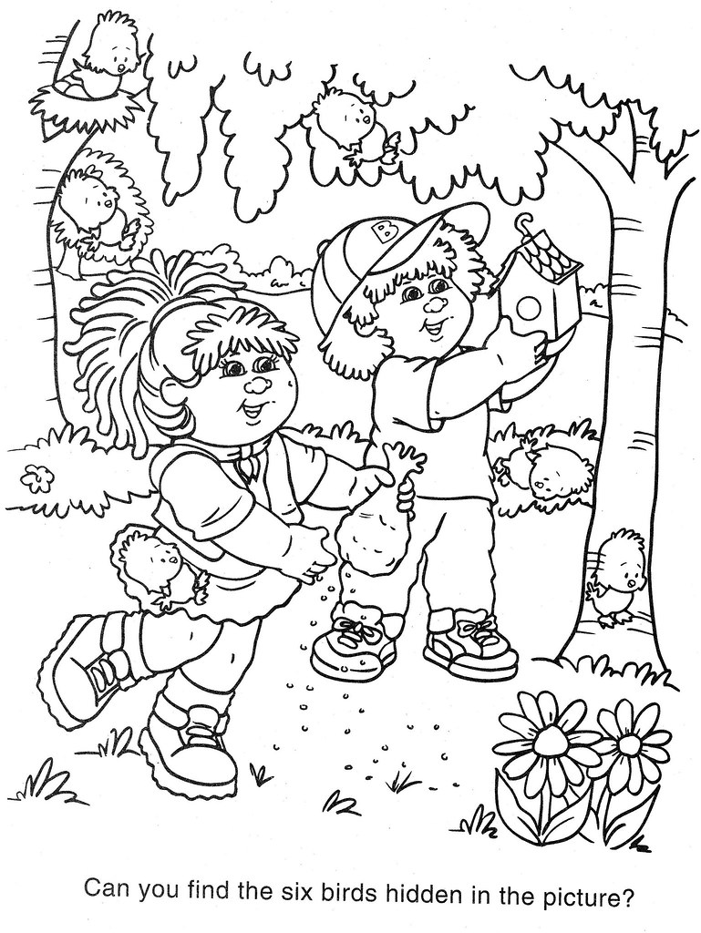 cabbage patch coloring pages - photo #45