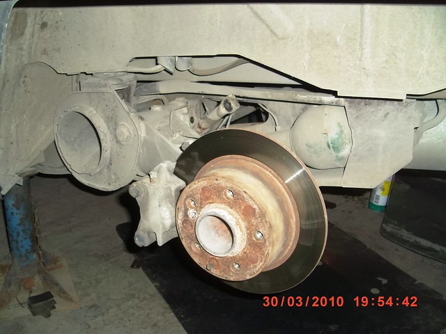 CITROEN CX 22 TRS Rear axle before dismounting