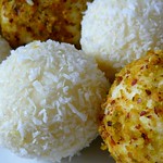 coconut and pistachio balls (raffaello)