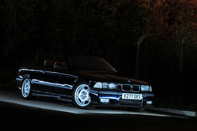 E36 M3 night shoot Car Taken in total darkness by the light master 