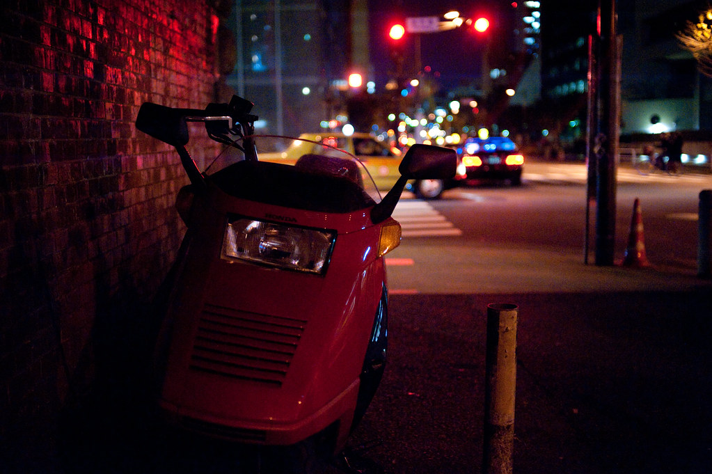 赤いビッグスクーター 2010/02/05 DSC_0170