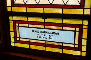 Leaman Stained Glass Window