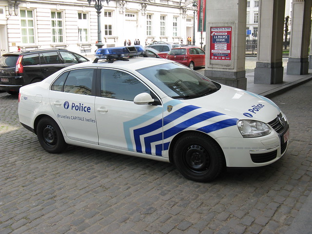VW Jetta Police Brussels Belgium Politie Brussel