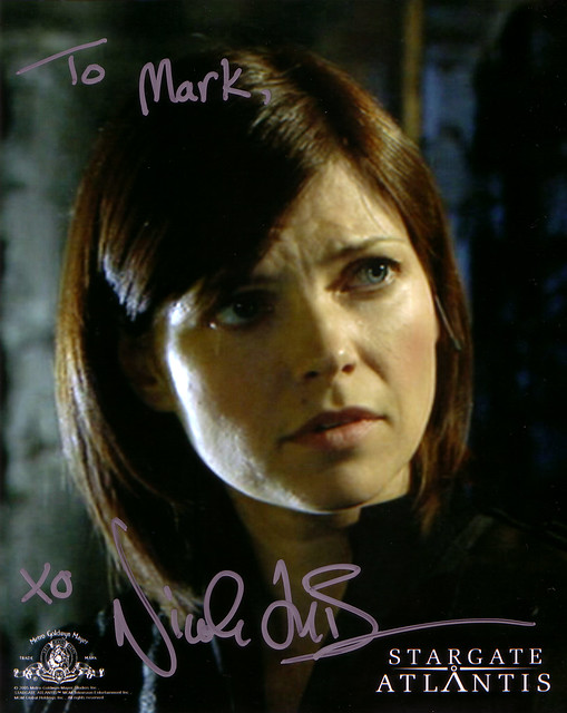 Signed photograph of Nicole DeBoer from Star Trek Deep Space Nine