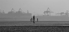 Antony Gormley 'Another Place' and other public sculptures