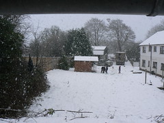Snow in Lampeter 5-1-2010