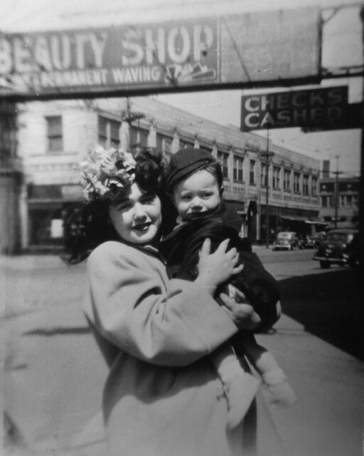 1946 Grandma Ruth and Dad