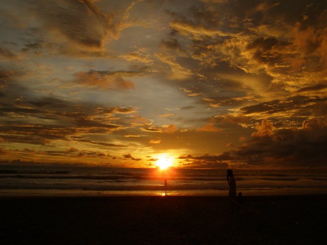 Sunset in Seminyak, Bali Island