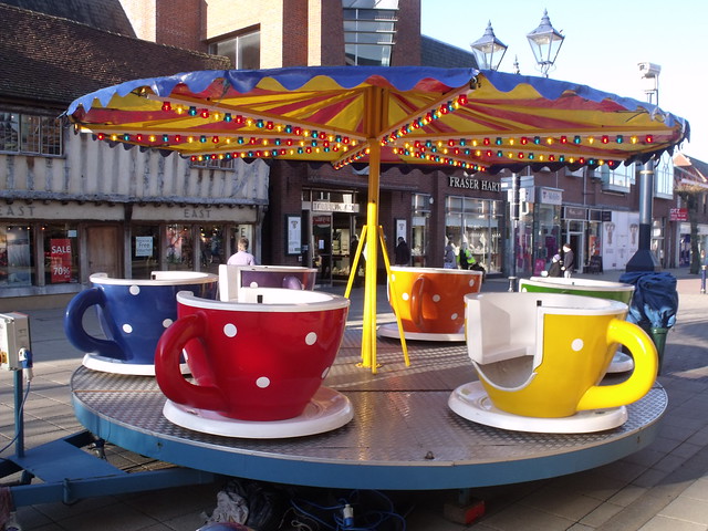 Tea Cup Ride on High Street, Solihull