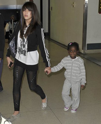 Lourdes Ciccone Leon Holding Sister Mercy's Hand at LAX
