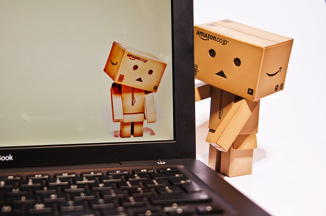 Trapped in a mac Danbo was sad Explored