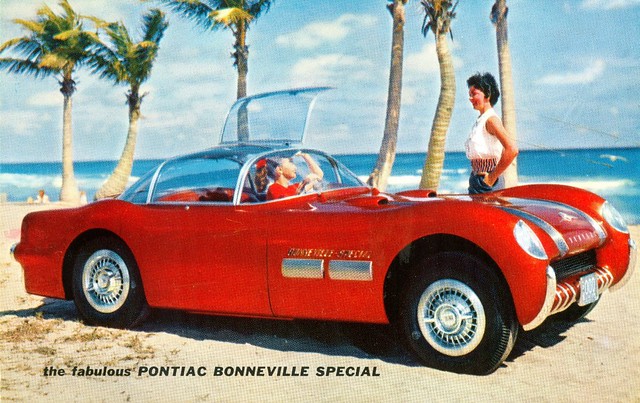 1954 Pontiac Bonneville Special Concept Car ad
