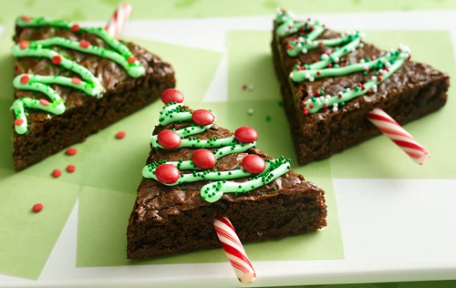 Holiday Tree Brownies Recipe by Betty Crocker Recipes
