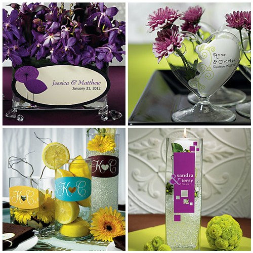 Personalized Wedding Centerpieces by soo12
