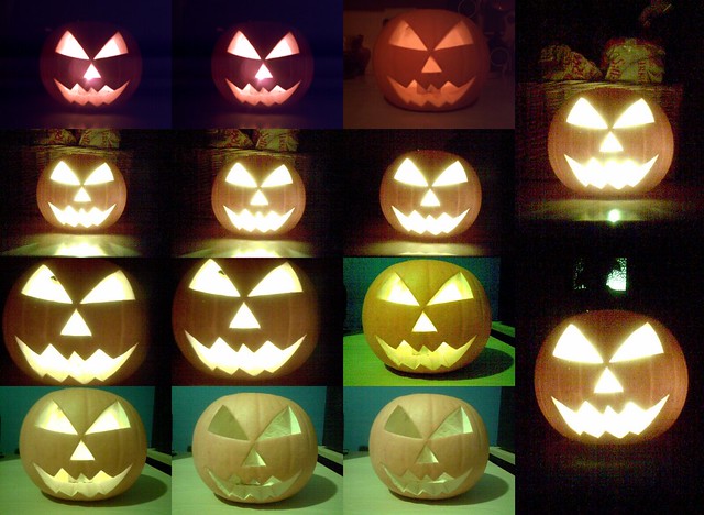 How Not to Photograph a Jack O' Lantern