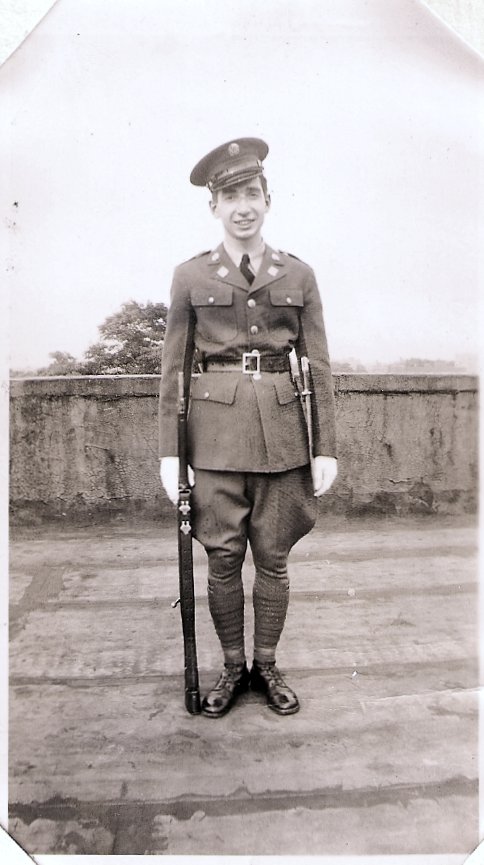 John Massimo in uniform, c. 1939