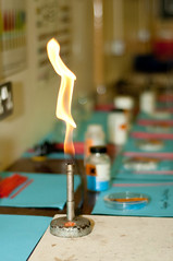 bunsen burner for science class