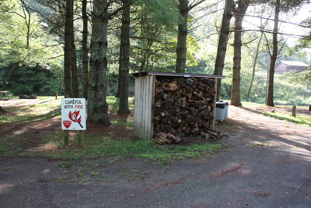 Firewood is sold throughout the park and benefits the Friends of Chippokes.