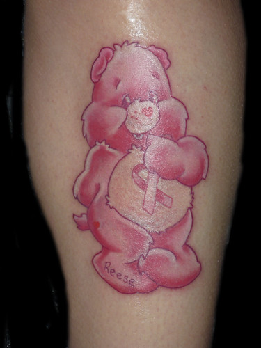 Care bear Tattoo Breast cancer Tattoo