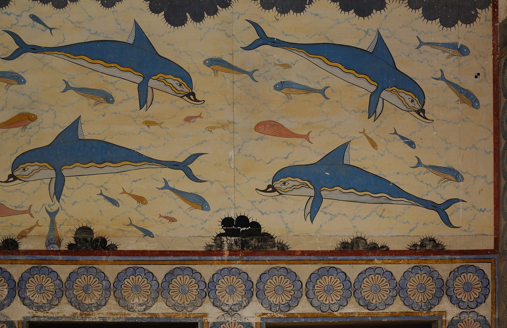 0503-20091003_Crete-Palace of Knossos-East Wing-the Queen's Megaron-the Dolphin Fresco