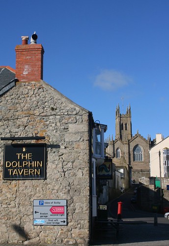 The Dolphin Tavern, Penzance Harbour by Stocker Images