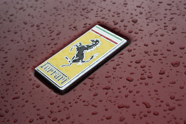 Ferrari Badge Rain