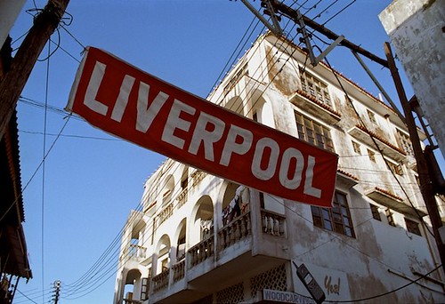Liverpool support in Mombassa 2002