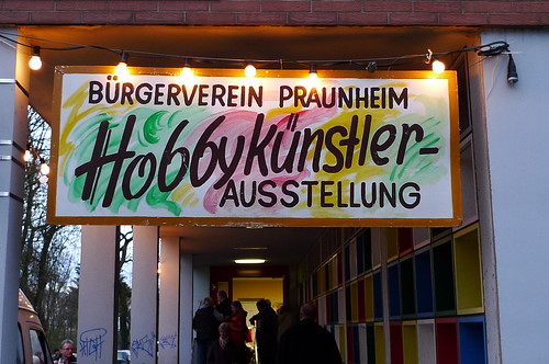 Schild Hobbykünstler Praunheim 2009