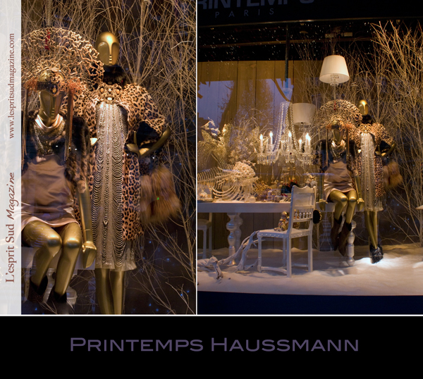 Christmas window display - Le Printemps Haussmann (Paris)