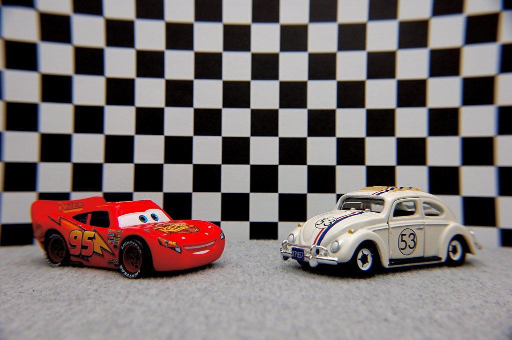 Lightning McQueen vs. Herbie (10/365)