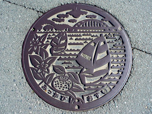 Mikkabi Shizuoka manhole cover（静岡県三ケ日町のマンホール）