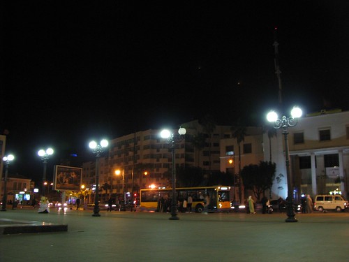 صورة من ساحة جدة بمدينة وجدة